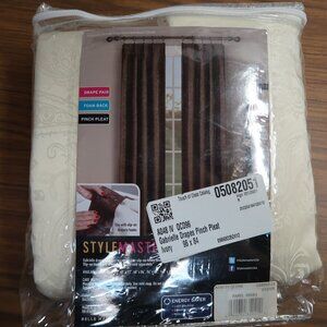 Stylemaster Gabrielle Ivory Pinch Pleat Drape Pair (96 x 84 inches)